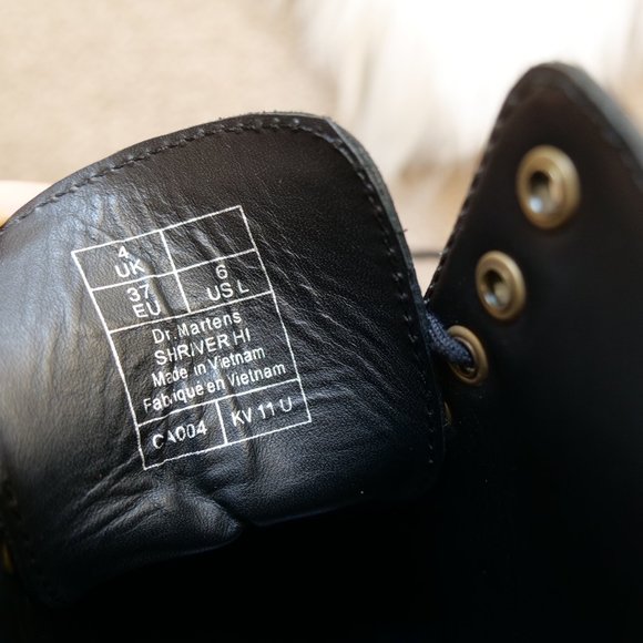 Dr. Martens SHRIVER HI WOMEN'S WYOMING LEATHER HEELED BOOTS - Picture 8 of 16